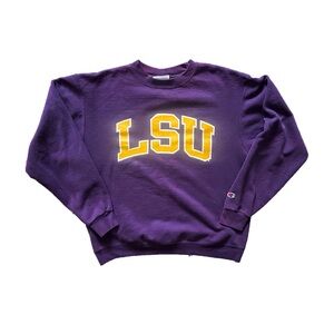 LSU X Champion Crewneck